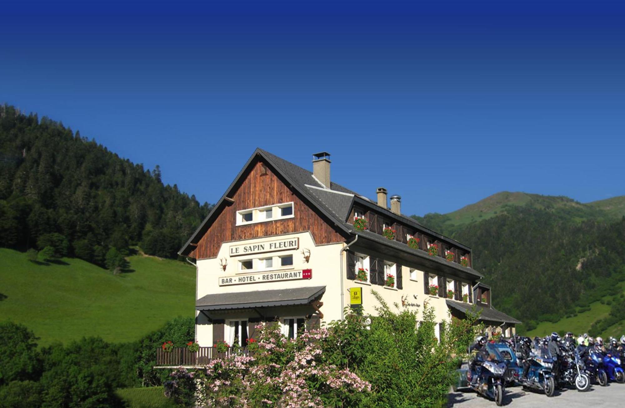 Hotel - Restaurant - Bar - Le Sapin Fleuri Bourg d'Oueil Exterior foto